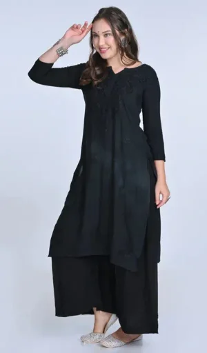 Reyon Plazo Set with Dupatta